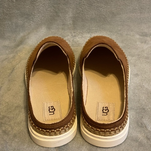 Women’s UGG Nubuck Suede Espadrille inspired sneaker, Chestnut color, Size 10 - Picture 4 of 6